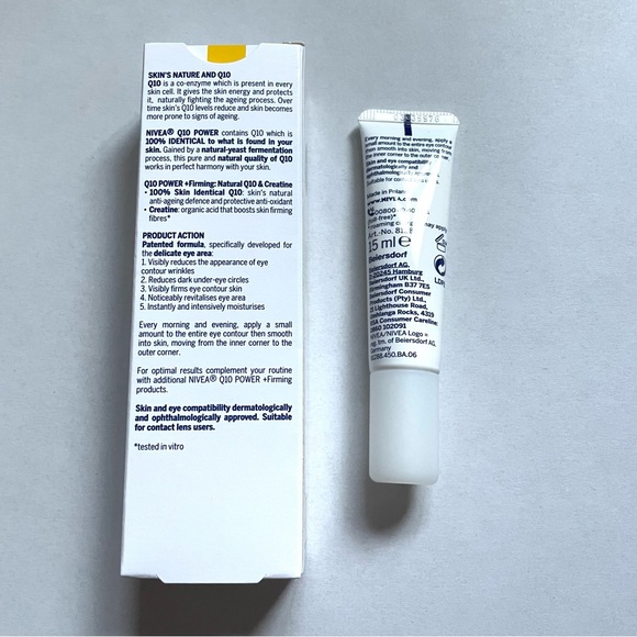 Nivea Q10 power eye cream new in box 15ml - Picture 4 of 4